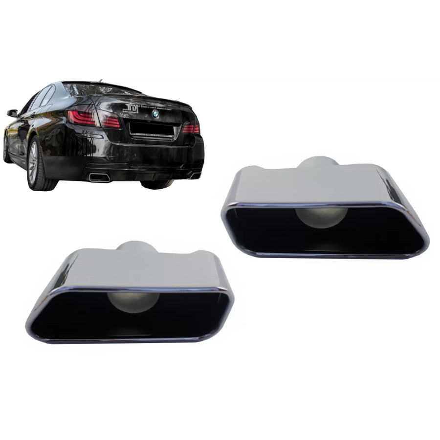 Exhaust Muffler Tips suitable for BMW 5 Series F10 F11 (2011-2017) Sport Performance Design – product image 1