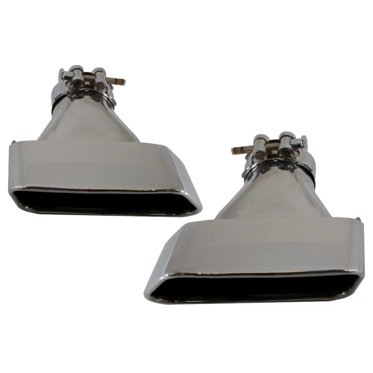 Exhaust Muffler Tips suitable for BMW 5 Series Sedan Touring F10 F11 F18 550i V8 LCI Square Design – product image 1