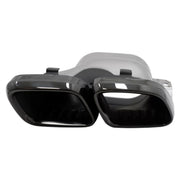 Exhaust Muffler Tips suitable for Mercedes C-Class W205 S205 C205 A205 C63 C63S Facelift (2019-up) Black – product image 3