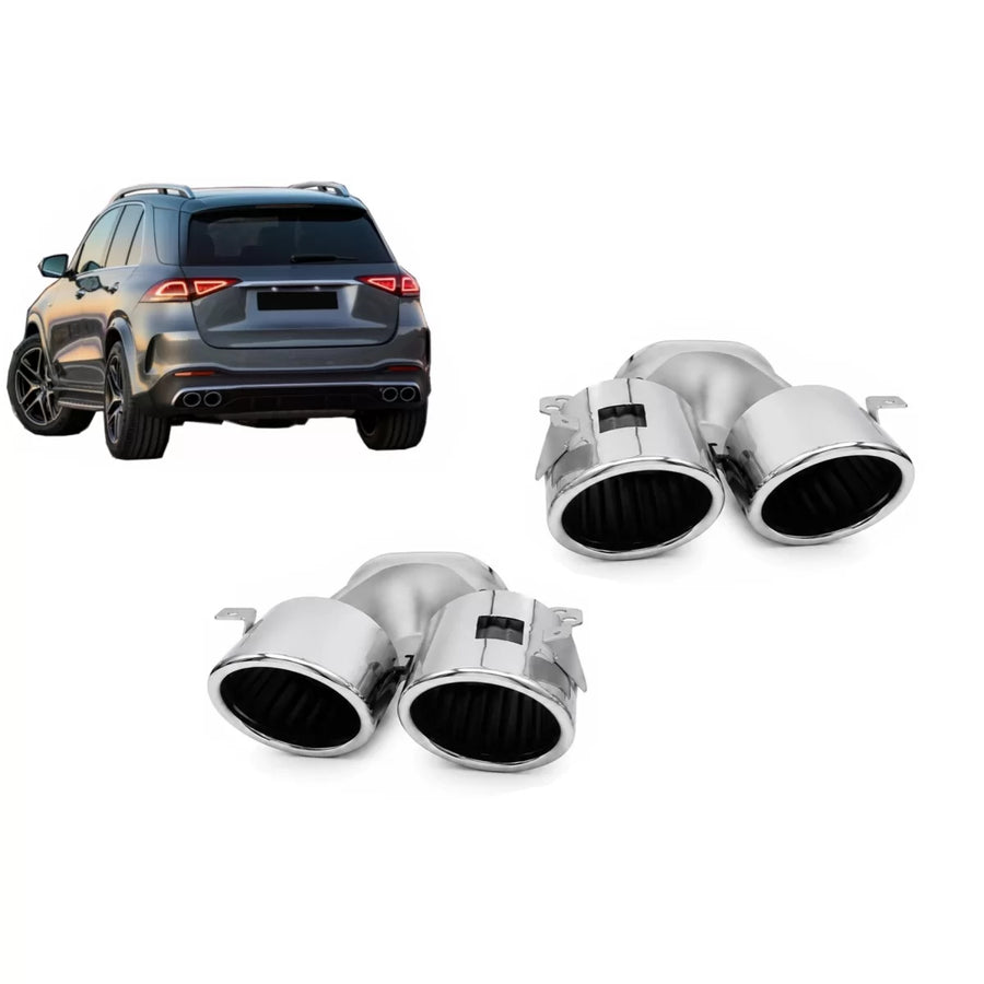 Exhaust Muffler Tips suitable for Mercedes GLE W167 GLE Coupe C167 GLS  AMG GT 4-Door X290 (2019-Up) – product image 1