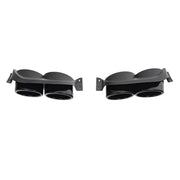Exhaust Muffler Tips Ornaments suitable for VW Golf 7 7.5 (2012-2020) R Design Black – product image 2