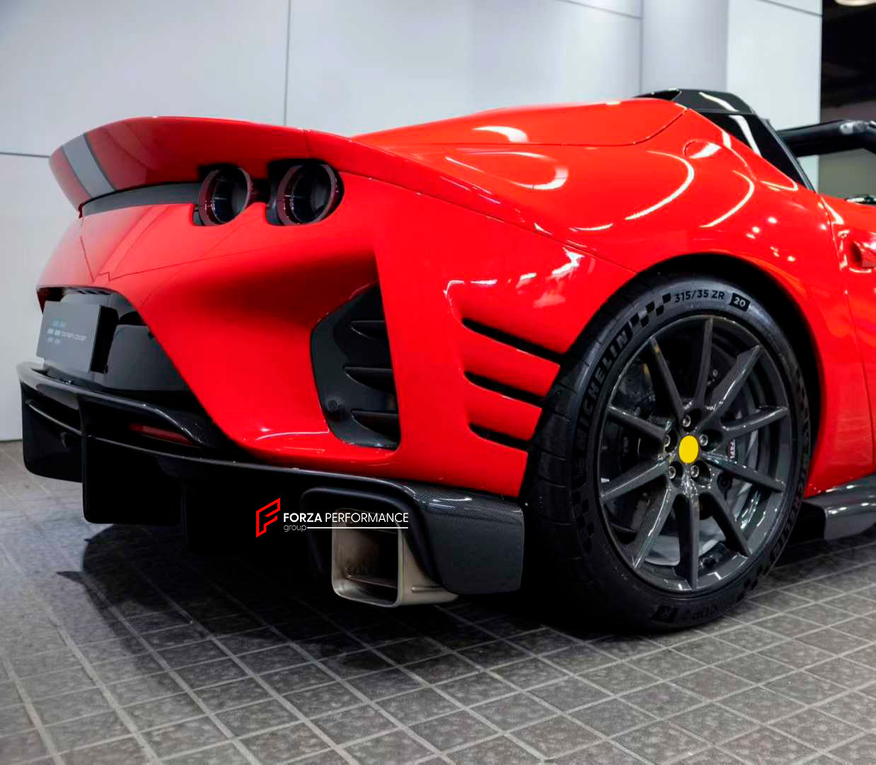 EXHAUST TIPS for FERRARI 812 COMPETIZIONE