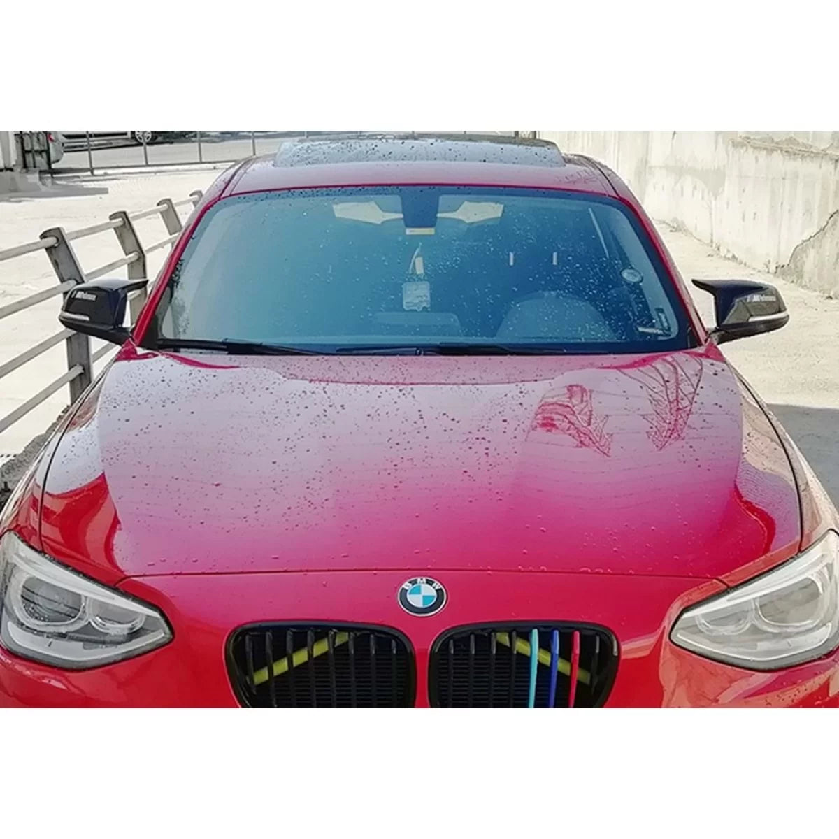 F20 Batman Mirror Covers Piano Black / 2011-2019 (Without Clips) – product image 1