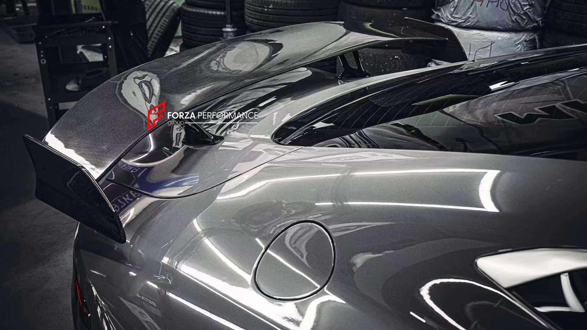 DRY CARBON REAR SPOILER for ASTON MARTIN VANTAGE F1 2018+