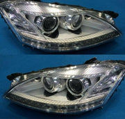 FACELIFT STYLE LED HEADLIGHTS for MERCEDES BENZ S CLASS W221 S350 S550 S63 LHD 2005 - 2008