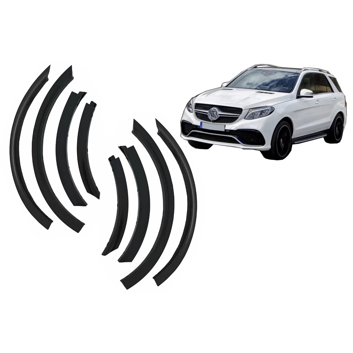 Fender Flares Wheel Arches suitable for Mercedes GLE W166 SUV (2015-2018) – product image 1