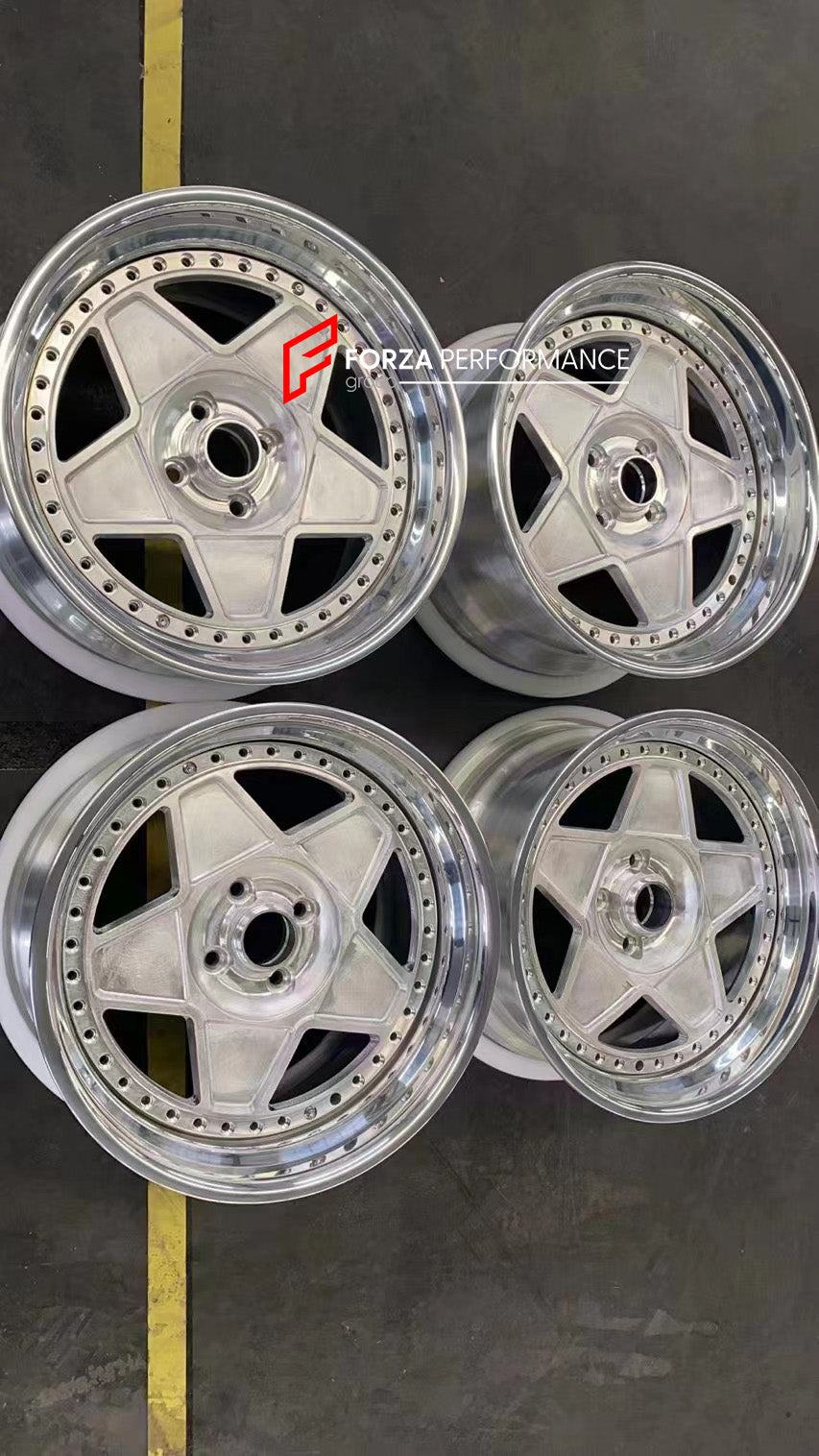 2-PIECE FORGED WHEELS RIMS FOR FERRARI F40