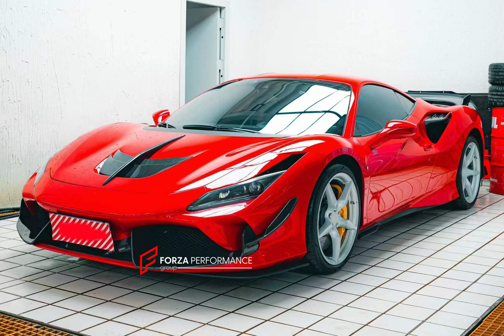 DRY CARBON FIBER AERODYNAMIC BODY KIT FOR FERRARI F8