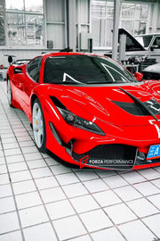 DRY CARBON FIBER AERODYNAMIC BODY KIT FOR FERRARI F8