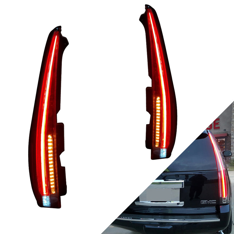 Buy Now Vland Carlamp LED Tail Lights For 2007-2014 GMC Yukon & Chevy Tahoe/Suburban and upgrade car parts from SIR Tuning at the Best Price. Headlights, Tail lights, Bodykits, Navigations, Automotive Taillight Assemblies and more - Fast & Free Shipping within Europe, US & Worldwide.