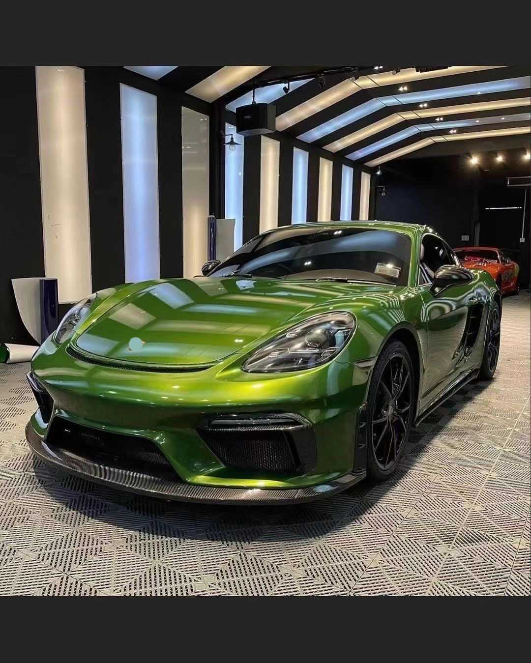 CONVERSION UPGRADE CARBON BODY KIT for PORSCHE 718 982 2016+ upgrade to GT4