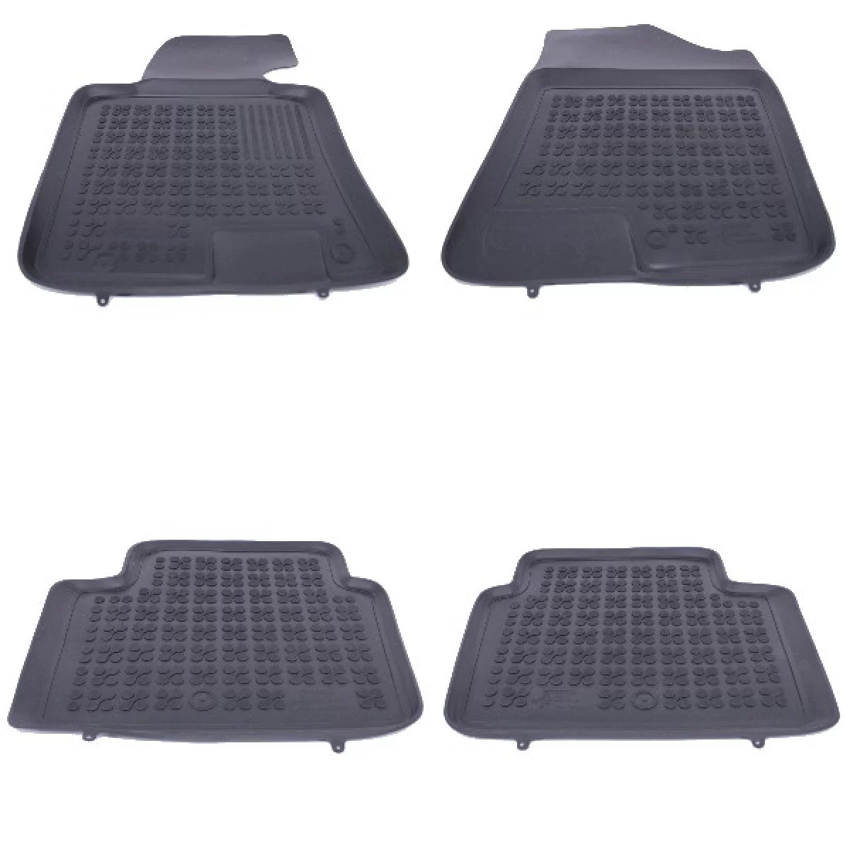 Floor mat Rubber Black HYUNDAI i30 II Hatchback Wagon 2012+, suitable for KIA Cee'd II Hatchback Wagon 2012-2018, ProCee'd 20