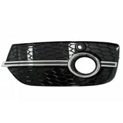 Fog Lamp Covers Side Grilles suitable for Audi Q3 8U (2011-2014) RS Design Piano Black Chrome – product image 2