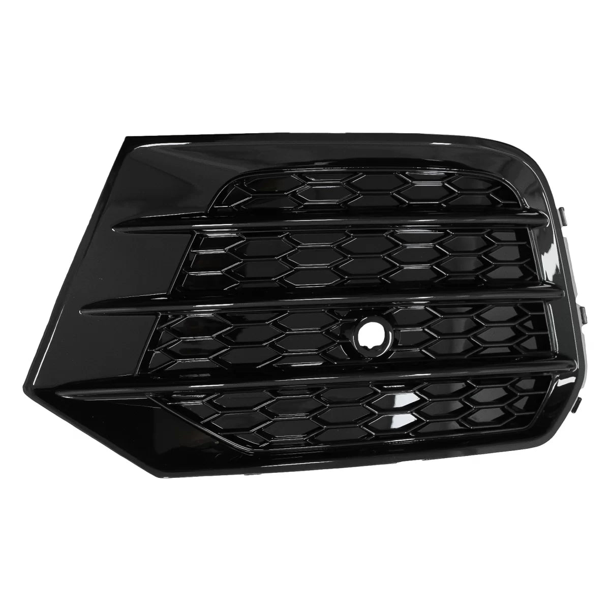 Fog Lamp Covers Side Grilles suitable for Audi Q3 8U Facelift (2014-2017) RS Design Piano Black – product image 1