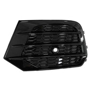 Fog Lamp Covers Side Grilles suitable for Audi Q3 8U Facelift (2014-2017) RS Design Piano Black – product image 2