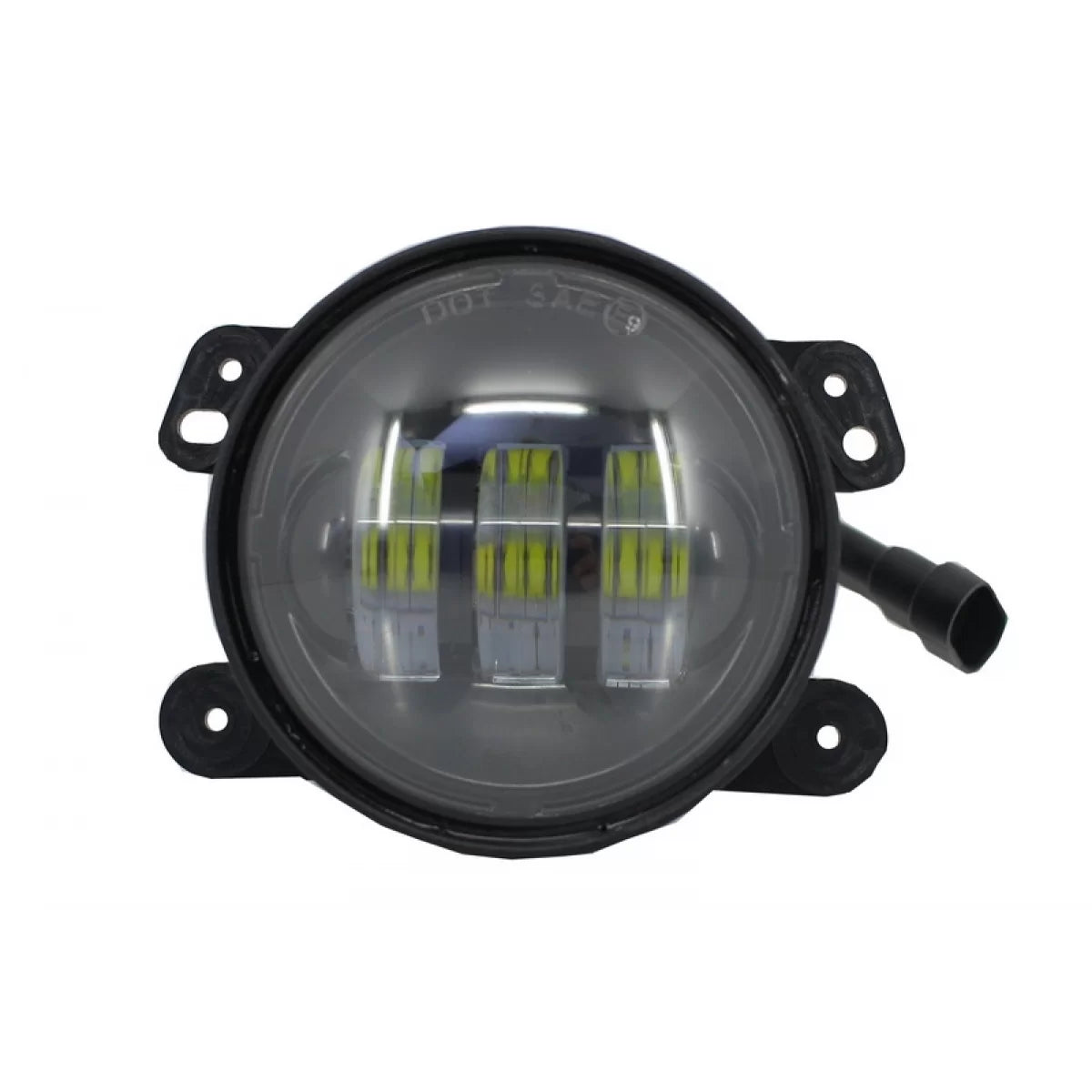 Fog Lights 4 Inch Full LED suitable for Jeep Wrangler JK TJ LJ (2007-2017) – product image 1