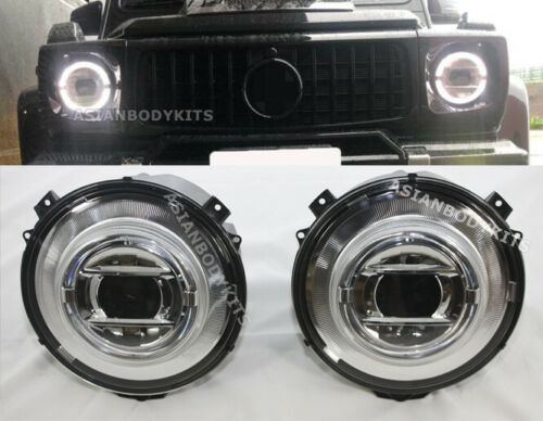Buy Now CONVERSION MERCEDES BENZ G CLASS W464 CHROME LED HEADLIGHTS for MERCEDES BENZ G CLASS W463 G55 G550 G63 2007 - 2017 and upgrade car parts from SIR Tuning at the Best Price. Headlights, Tail lights, Bodykits, Navigations, body kit and more - Fast & Free Shipping within Europe, US & Worldwide.