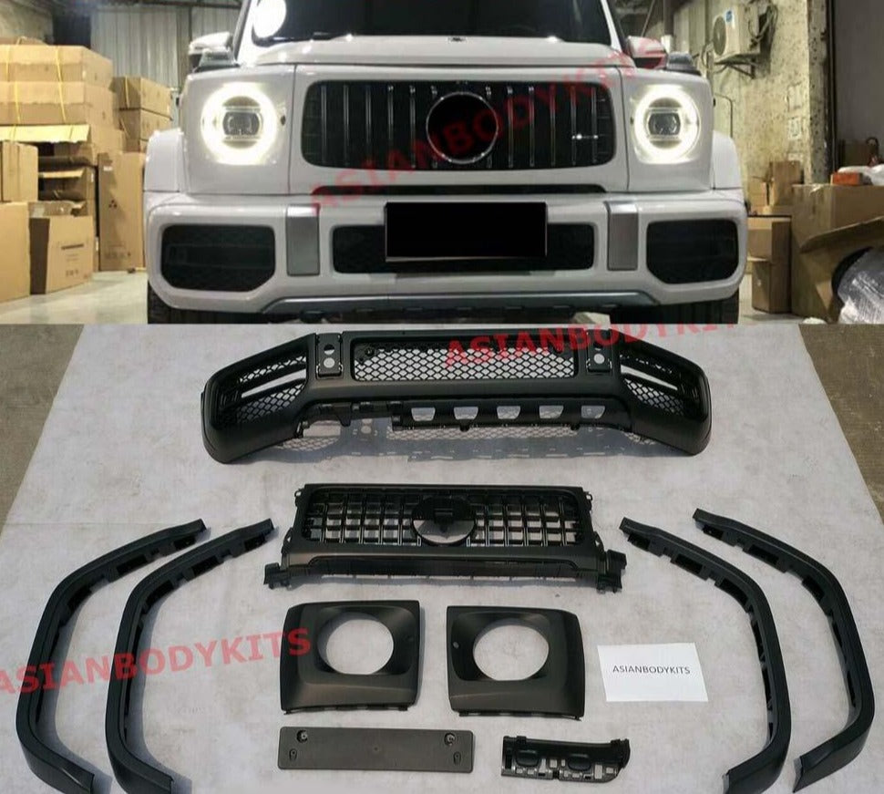 CONVERSION MERCEDES BENZ G CLASS W463A W464 G63 WIDE BODY KIT for MERCEDES BENZ G CLASS W463A W464 G350 G500 G550 2018 - 2024