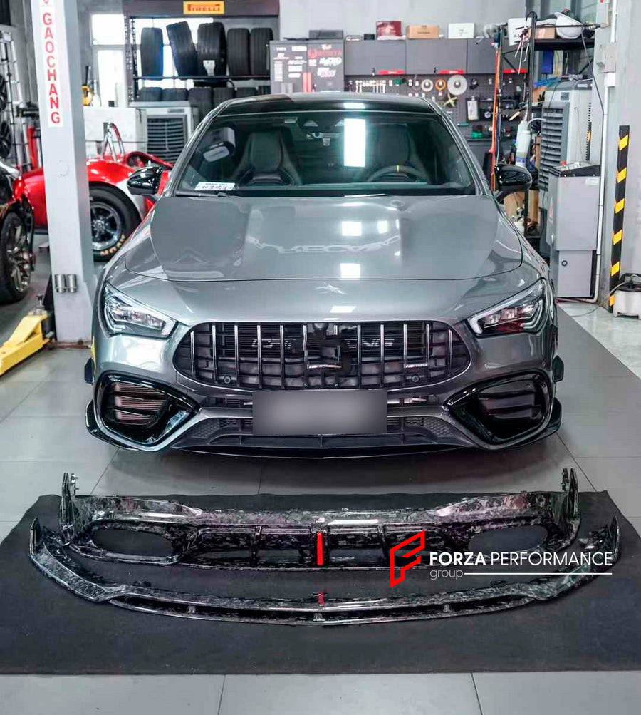 Buy Now FORGED CARBON AERO KIT for MERCEDES-BENZ W118 CLA45 S AMG 2018+ and upgrade car parts from SIR Tuning at the Best Price. Headlights, Tail lights, Bodykits, Navigations, body kit and more - Fast & Free Shipping within Europe, US & Worldwide.