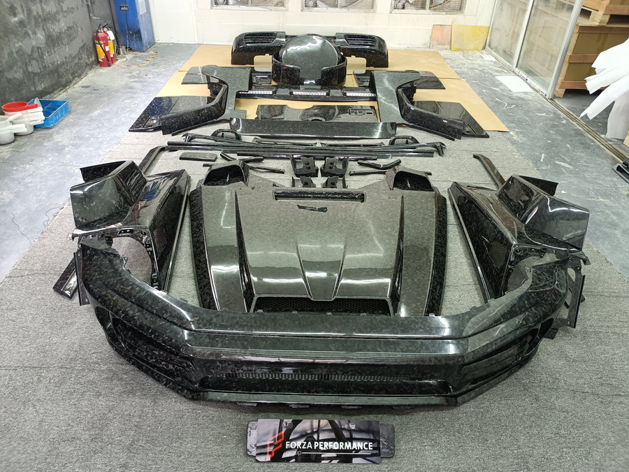 Buy Now Forged Carbon Fiber Wide Body Kit for Mercedes-Benz G-Class W463A W464 G63 2018+ and upgrade car parts from SIR Tuning at the Best Price. Headlights, Tail lights, Bodykits, Navigations, body kit and more - Fast & Free Shipping within Europe, US & Worldwide.