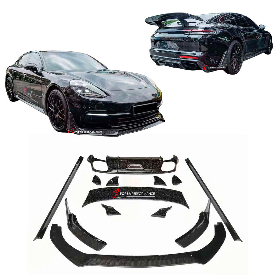 Buy Now FORGED CARBON BODY KIT for PORSCHE PANAMERA 971.2 2021 - 2024 and upgrade car parts from SIR Tuning at the Best Price. Headlights, Tail lights, Bodykits, Navigations, Carbon body kit and more - Fast & Free Shipping within Europe, US & Worldwide.