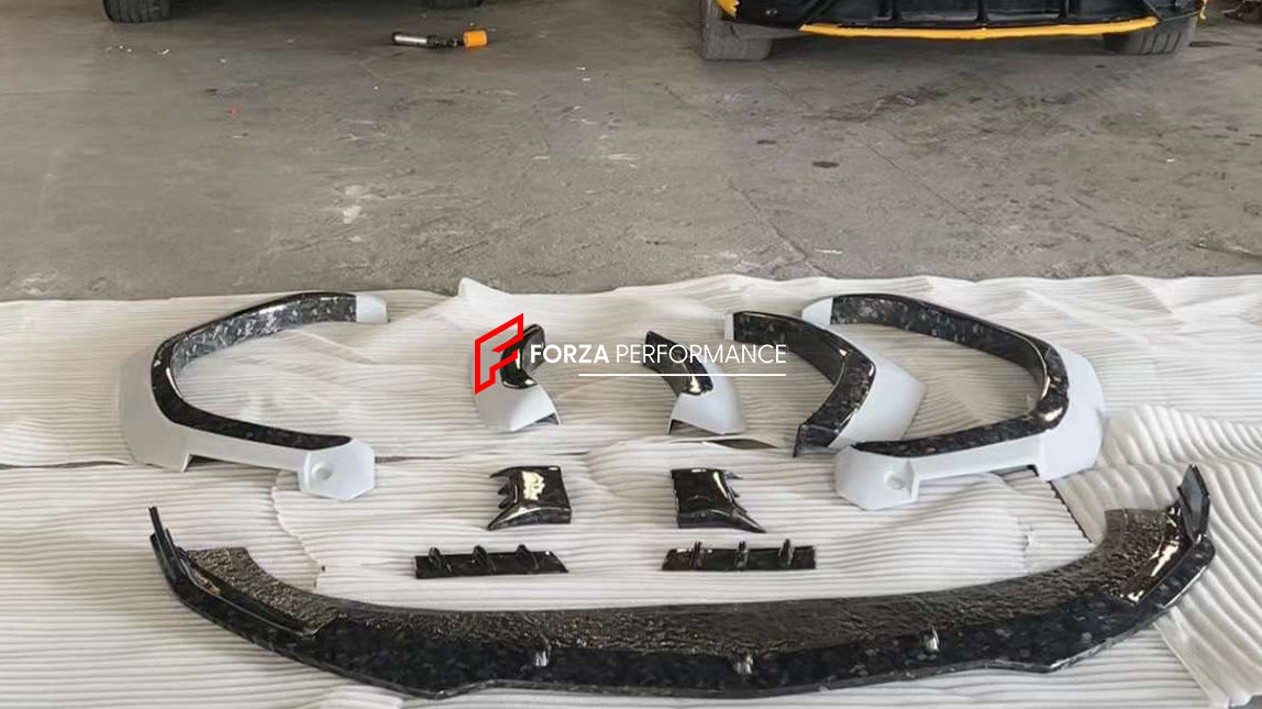 FORGED CARBON FRONT LIP AND SIDE FENDERS for LAMBORGHINI URUS 2018+