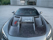 FORGED CARBON HOOD BONNET for MERCEDES BENZ C190 AMG GT GTS GTC GTR | BLACK SERIES STYLE