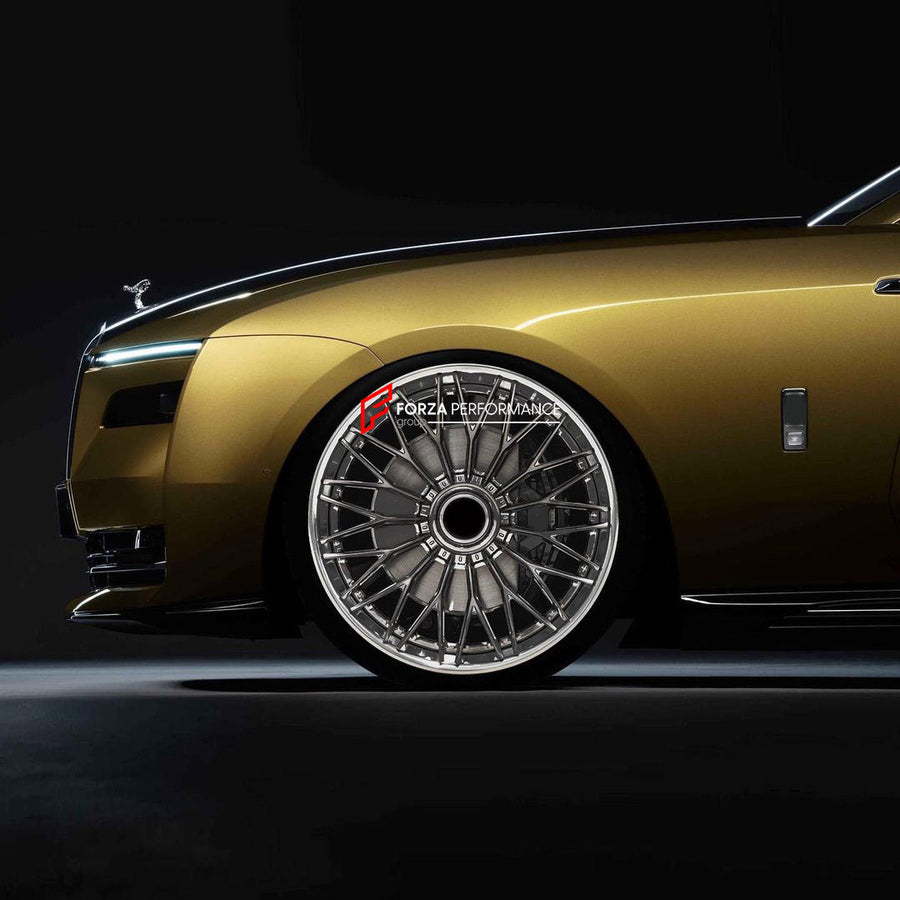 Buy Now FORGED WHEELS RIMS FOR ROLLS ROYCE SPECTRE 8 and upgrade car parts from SIR Tuning at the Best Price. Headlights, Tail lights, Bodykits, Navigations, Gallery and more - Fast & Free Shipping within Europe, US & Worldwide.