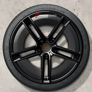 FORGED WHEELS RIMS WITH CARBON AEROBLADES for PORSCHE TAYCAN 4S