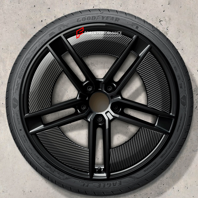 Buy Now FORGED WHEELS RIMS WITH CARBON AEROBLADES for PORSCHE TAYCAN 4S and upgrade car parts from SIR Tuning at the Best Price. Headlights, Tail lights, Bodykits, Navigations, wheels and more - Fast & Free Shipping within Europe, US & Worldwide.