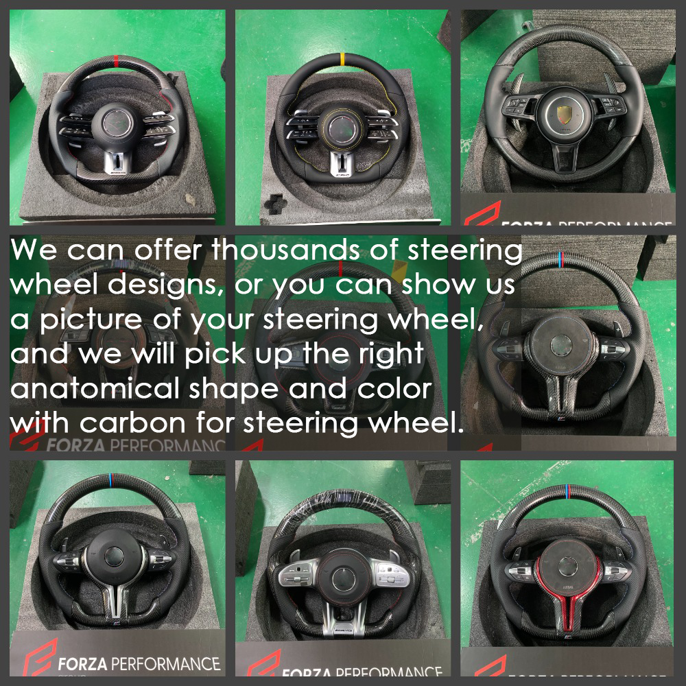 CUSTOM STEERING WHEEL for TOYOTA LAND CRUISER 300 LC300 GR SPORT 2021+