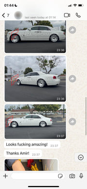 22 INCH FORGED WHEELS RIMS for ROLLS ROYCE GHOST 2016