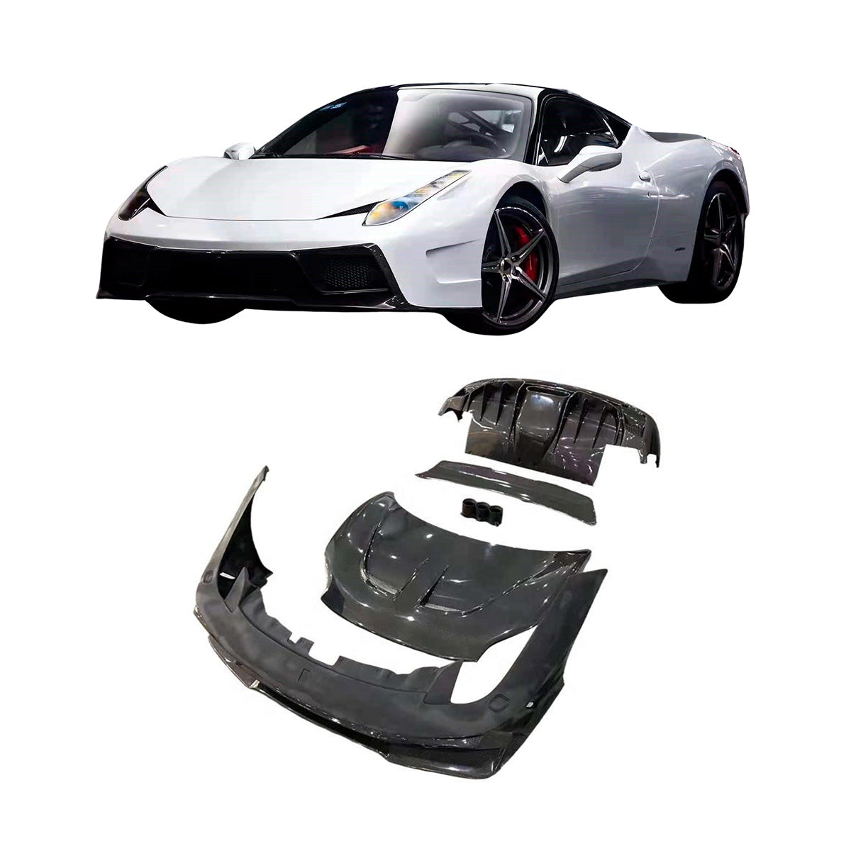 CARBON BODY KIT for FERRARI 458 2009 - 2015