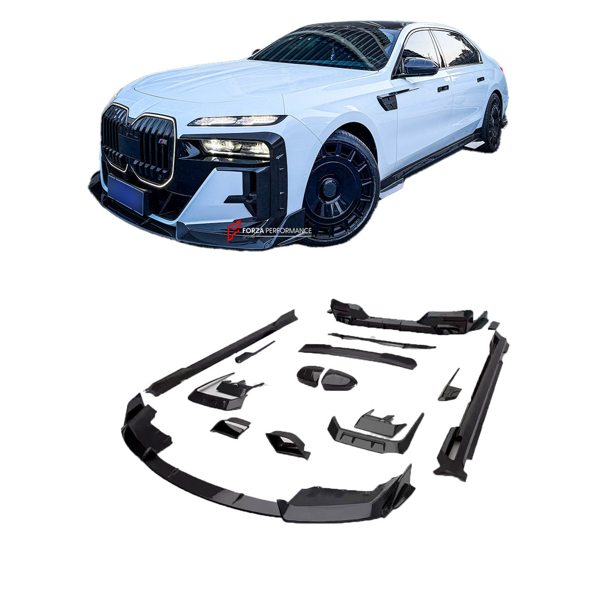 DRY CARBON BODY KIT for BMW 7 SERIES G70 2022+