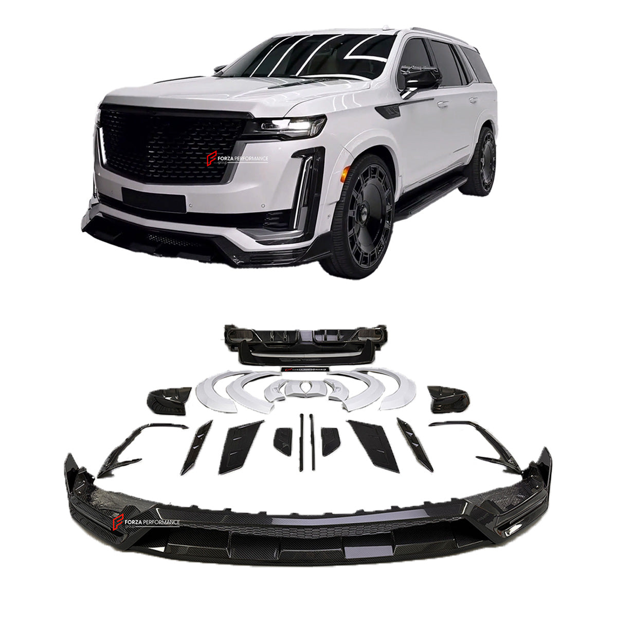 WIDE BODY KIT for CADILLAC ESCALADE 2021 - 2024