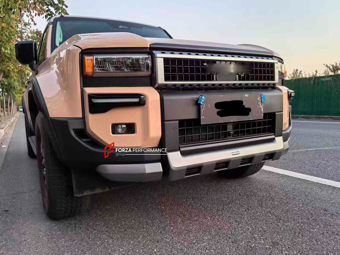 FRONT AND REAR BUMPER GUADRS for TOYOTA LAND CRUISER 250 LC 250 2024