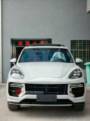 FRONT BUMPER and LED HEADLIGHTS for PORSCHE CAYENNE E2 92A 2010 - 2014 UPGRADE to E3 9YA 2023+