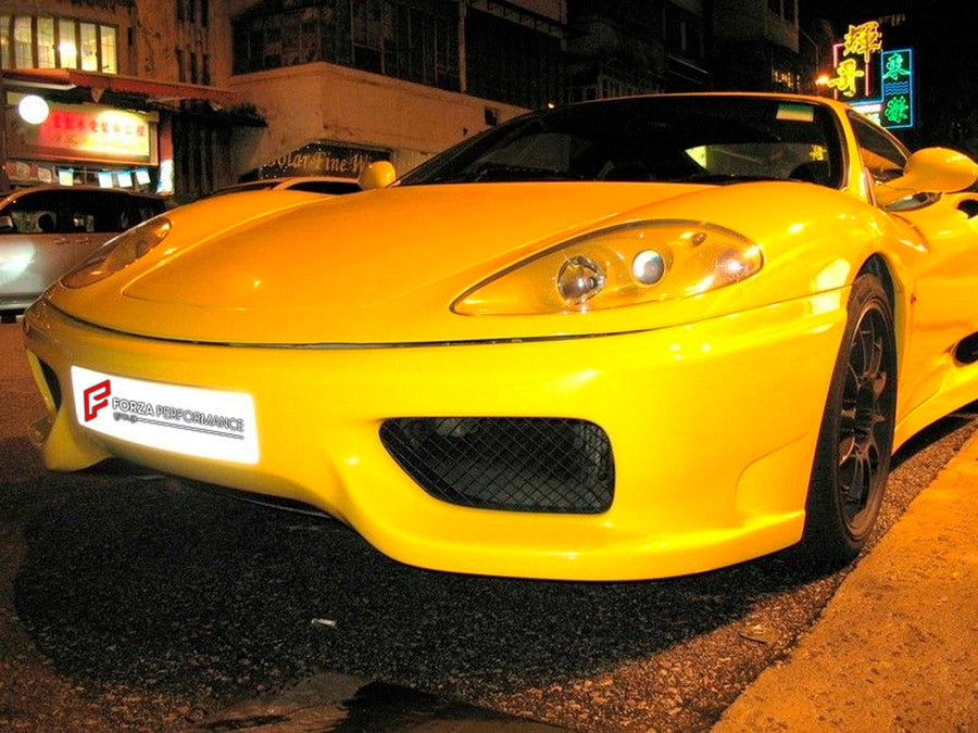 Buy Now FRONT BUMPER AND REAR BUMPER for FERRARI 360 MODENA and upgrade car parts from SIR Tuning at the Best Price. Headlights, Tail lights, Bodykits, Navigations, Body Kit and more - Fast & Free Shipping within Europe, US & Worldwide.
