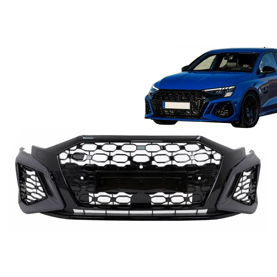 Front Bumper suitable for Audi A3 8Y (2020-) Sedan Sportback RS3 Design – product image 1