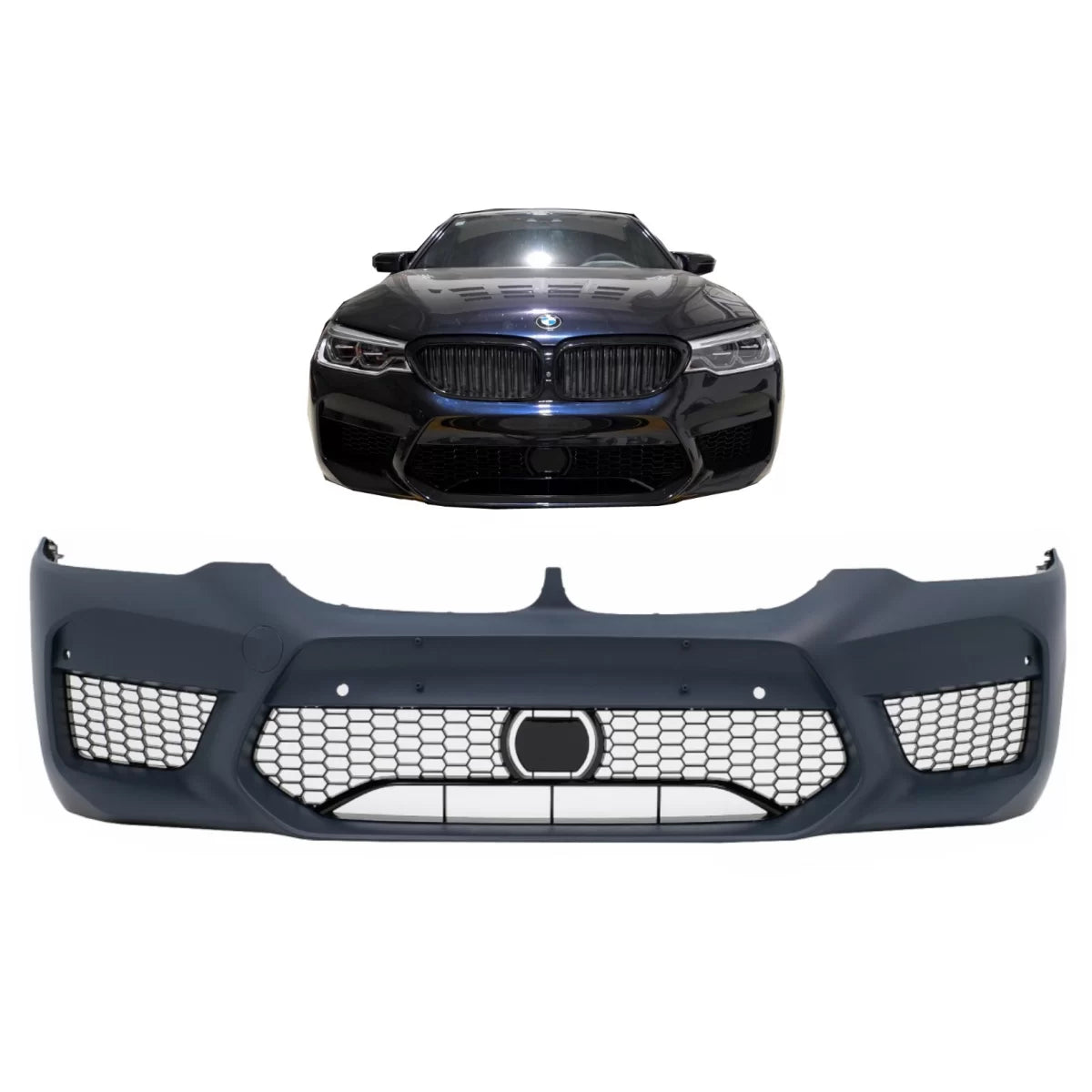 Front Bumper suitable for BMW 5 Series G30 G31 Limousine Touring (2017-2019) M5 Sport Design – product image 1