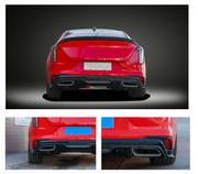FRONT BUMPER REAR DIFFUSER for CADILLAC CT4 2020+ CT4 BLACK WING STYLE CT4 V STYLE