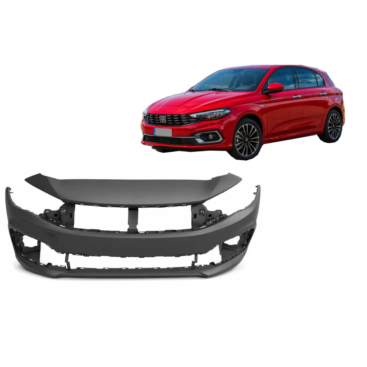 Front Bumper suitable for FIAT TIPO 356 (2021-2026) Aluminium Life Design – product image 1