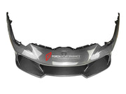 DRY CARBON FIBER FRONT BUMPER COVER for LAMBORGHINI HURACAN LP610 2016 - 2020