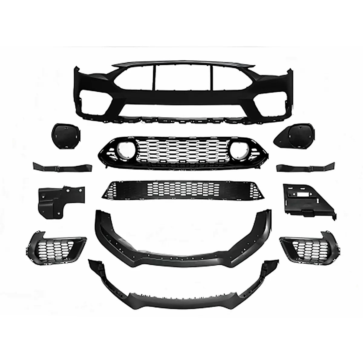 Front Bumper suitable for Ford Mustang Mk6 VI Sixth Generation Facelift (2018-2022) – product image 1