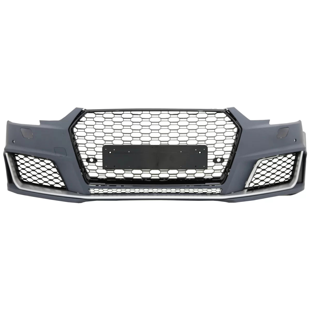 Front Bumper with Grille suitable for Audi A4 B9 8W (2016-2018) Quattro RS4 Design – product image 1