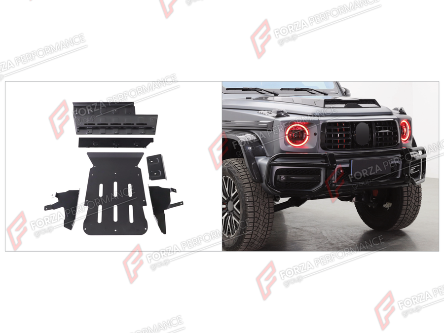 Buy Now FRONT BUMPER GUARD PROTECTION for MERCEDES-BENZ G-CLASS W464 4X4 2019 - 2024 and upgrade car parts from SIR Tuning at the Best Price. Headlights, Tail lights, Bodykits, Navigations, Body Kit and more - Fast & Free Shipping within Europe, US & Worldwide.