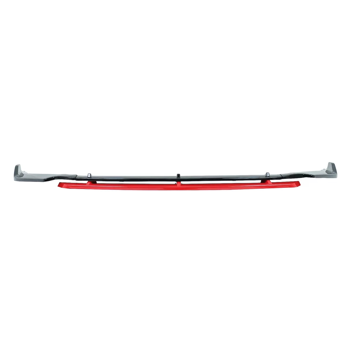Front Bumper Lip Extension Spoiler suitable for VW Polo AW MK6 (2018-up) Piano Black Add-On – product image 1