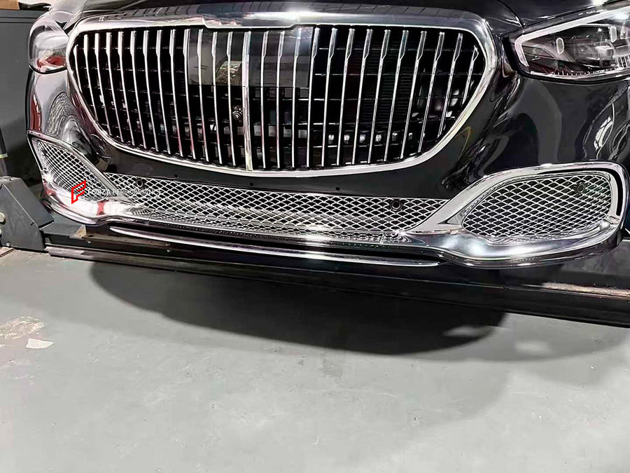 Buy Now FRONT BUMPER LOWER MESH for MERCEDES-BENZ S-CLASS S480 S580 W223 S480 S580 2020+ to S680 MAYBACH and upgrade car parts from SIR Tuning at the Best Price. Headlights, Tail lights, Bodykits, Navigations, body kit and more - Fast & Free Shipping within Europe, US & Worldwide.