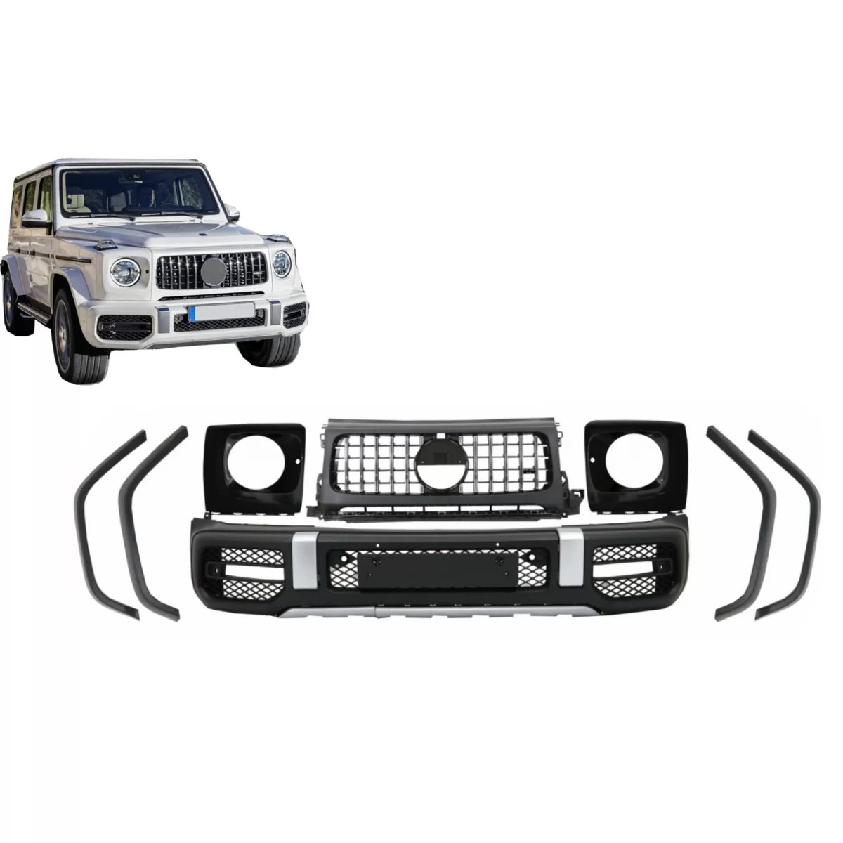 Front Bumper suitable for Mercedes G-Class W463 / W464 (2018-Up) G63 Design – product image 1