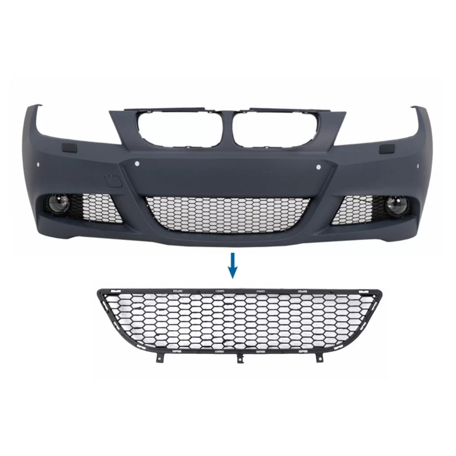 Front Bumper Middle Lower Grille suitable for BMW 3 series E90 E91 LCI (2008-2011) M-Tech – product image 1